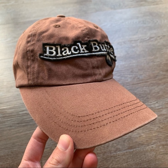 Black Butte Embroidered Hat Gear for Sports Adjust Baseball Cap - Picture 2 of 6